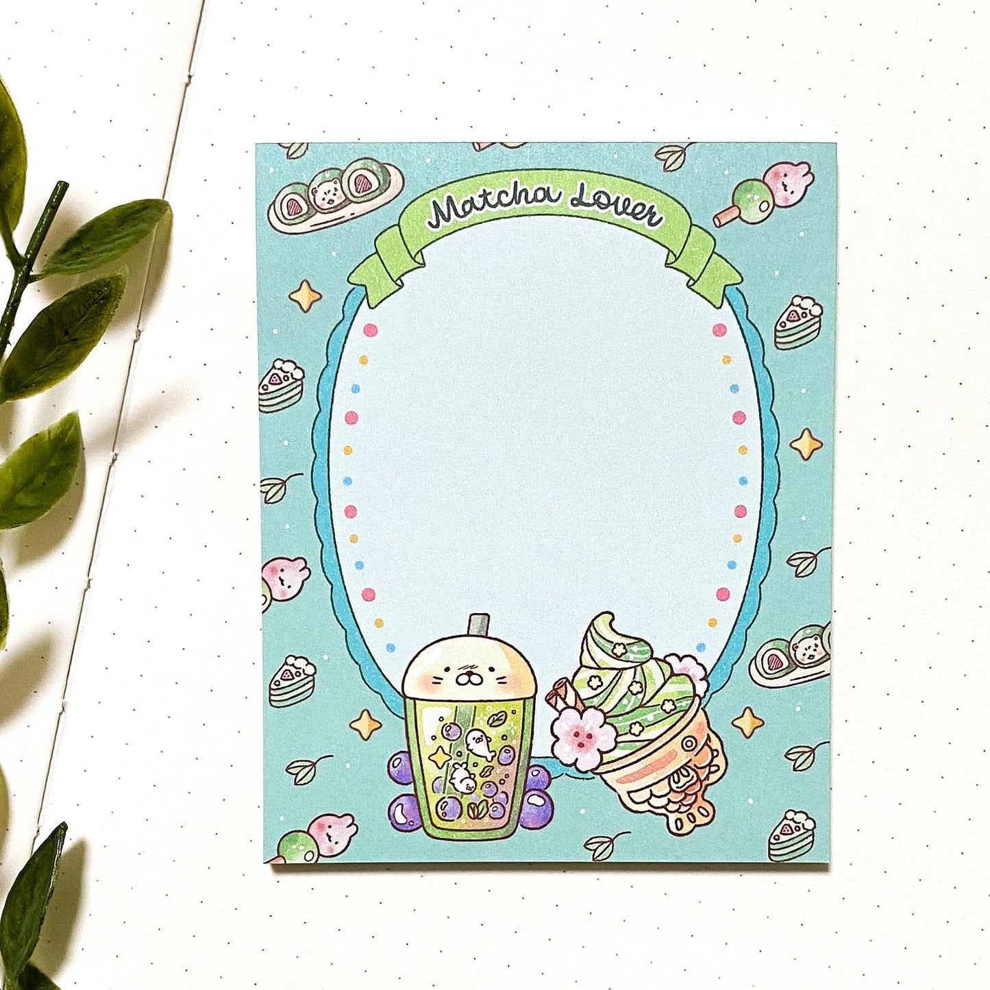 Matcha Lover memo pad