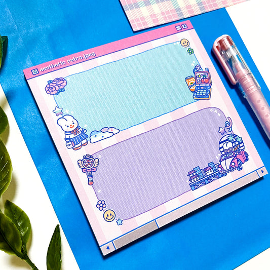 City Pop Vibes Memo Pad