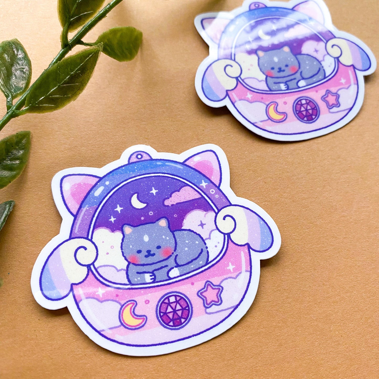 MoonCloud Tamagotchi Vinyl Sticker