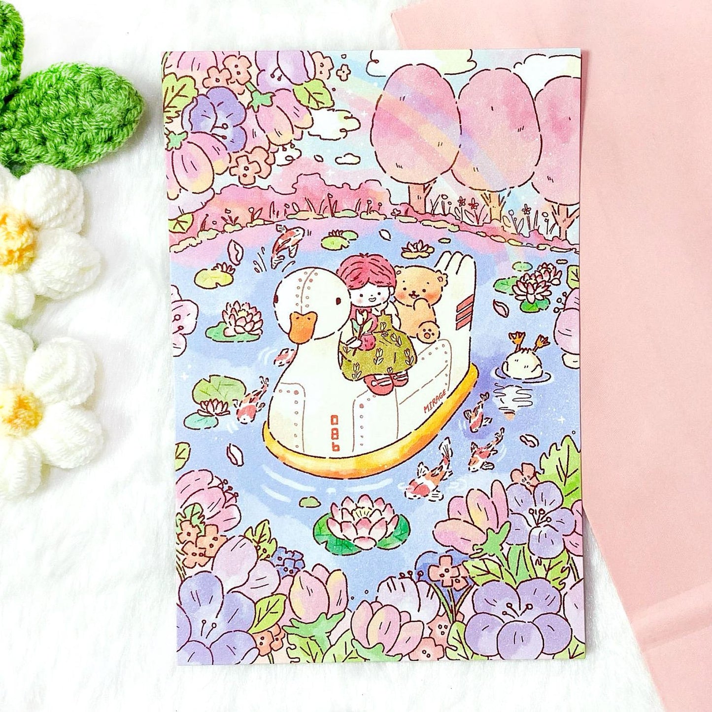 Duck Boat Voyage postcard