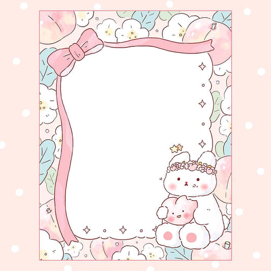 Peach Mood memo pad