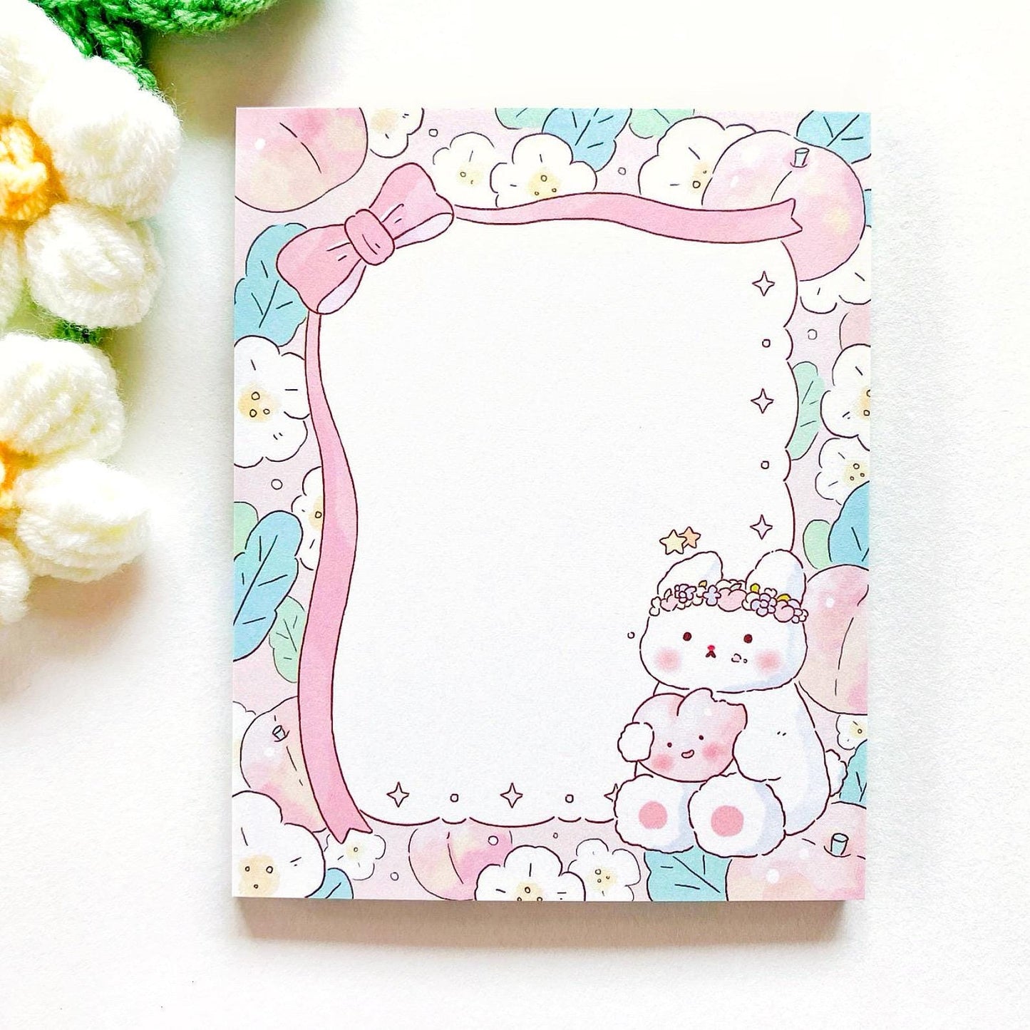 Peach Mood memo pad