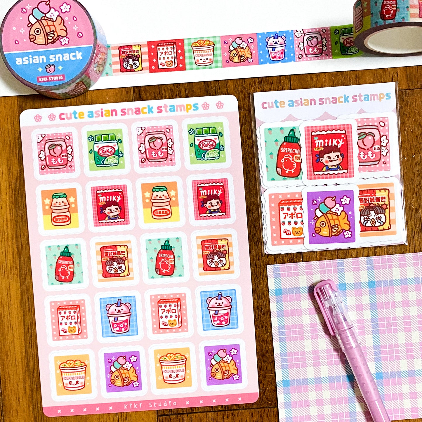Asian Snack Washi Tape