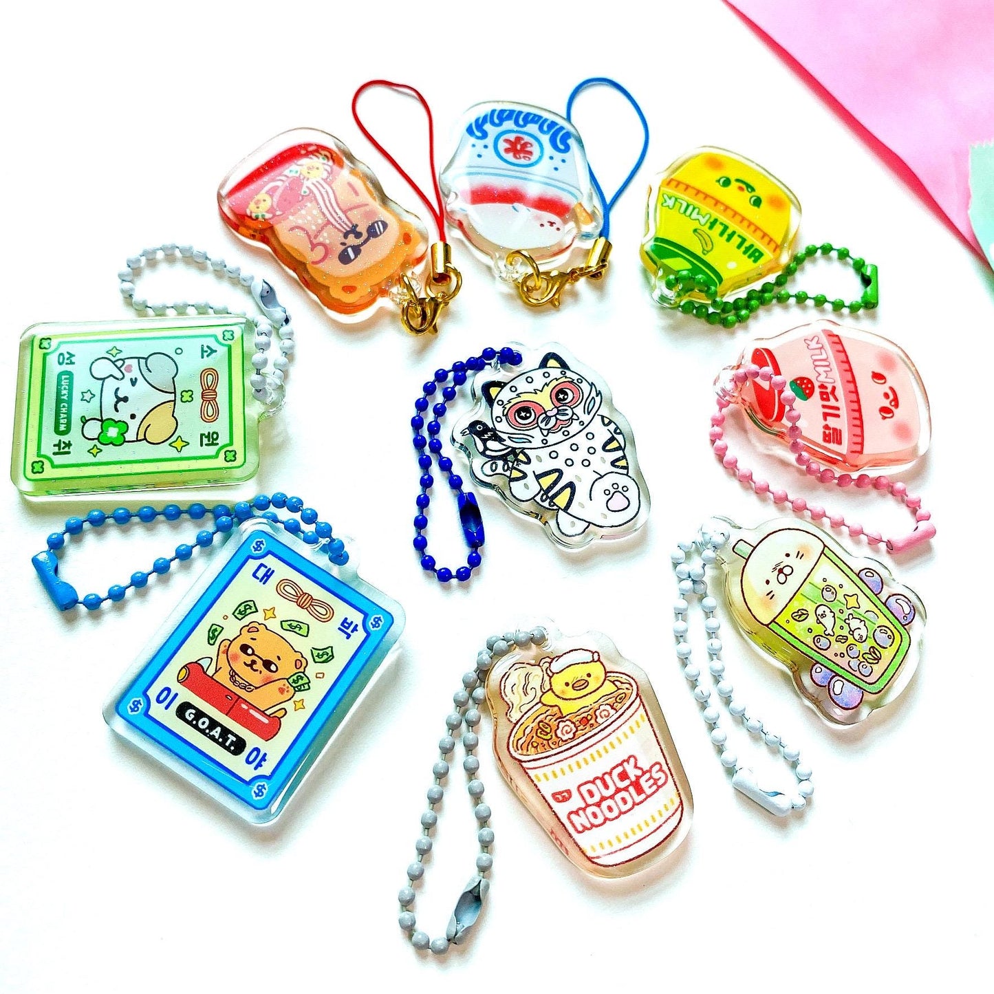 かわいい韓国キーホルダーセット