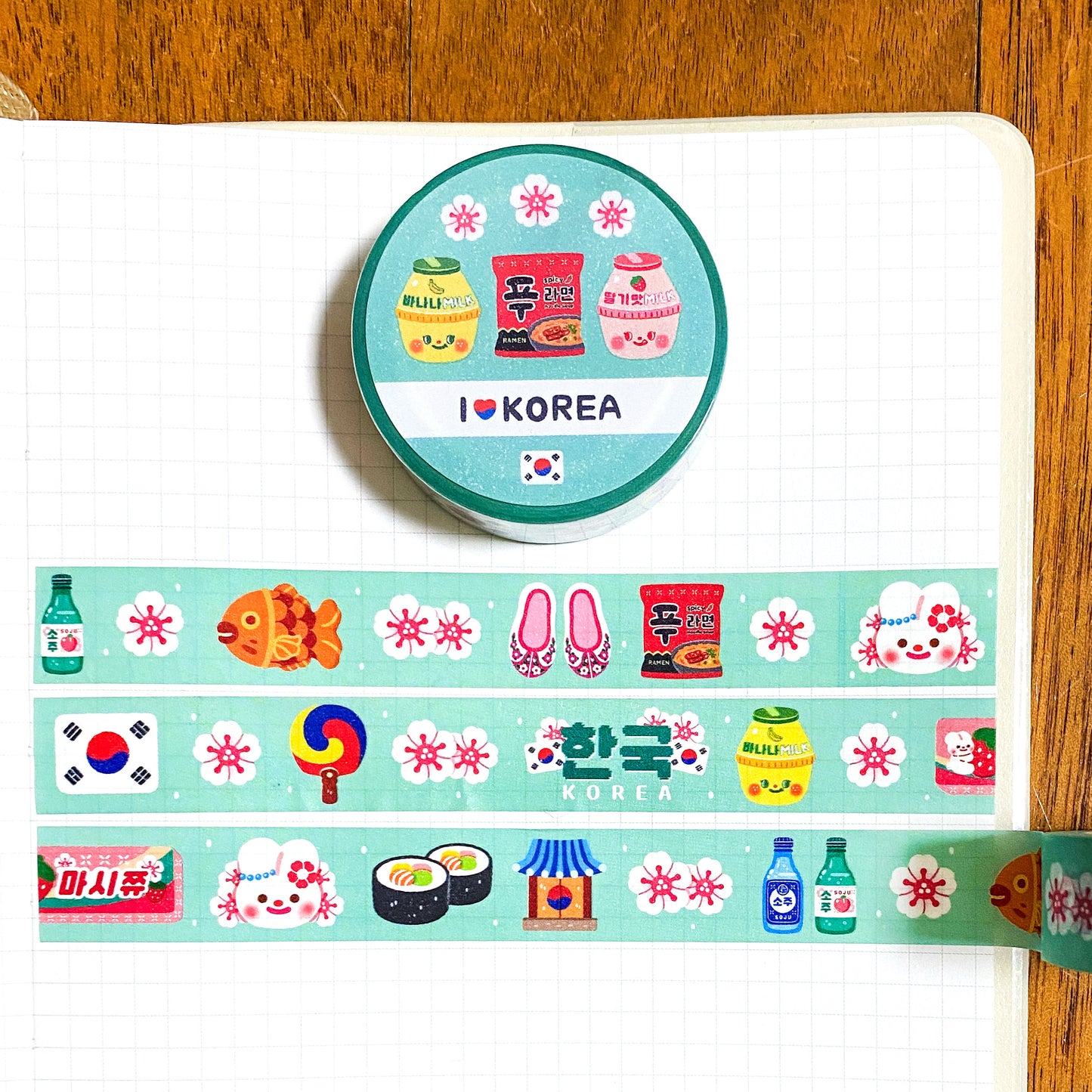 I Love Korea Washi Tape