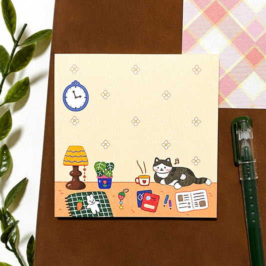 Cozy Room Diary Memo Pad