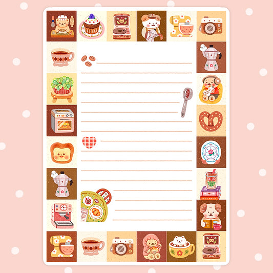 コージーカフェ メモ帳