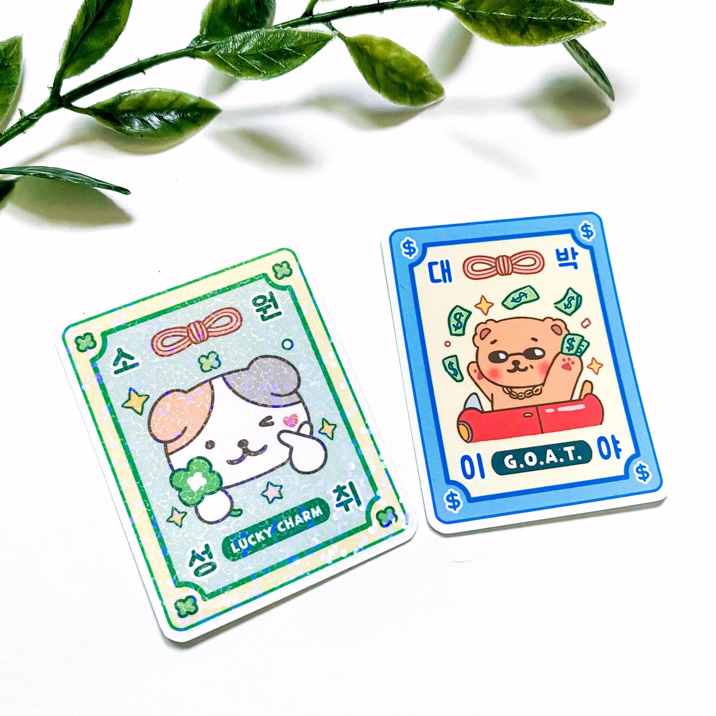 Korean Lucky Charm Vinyl Sticker 01