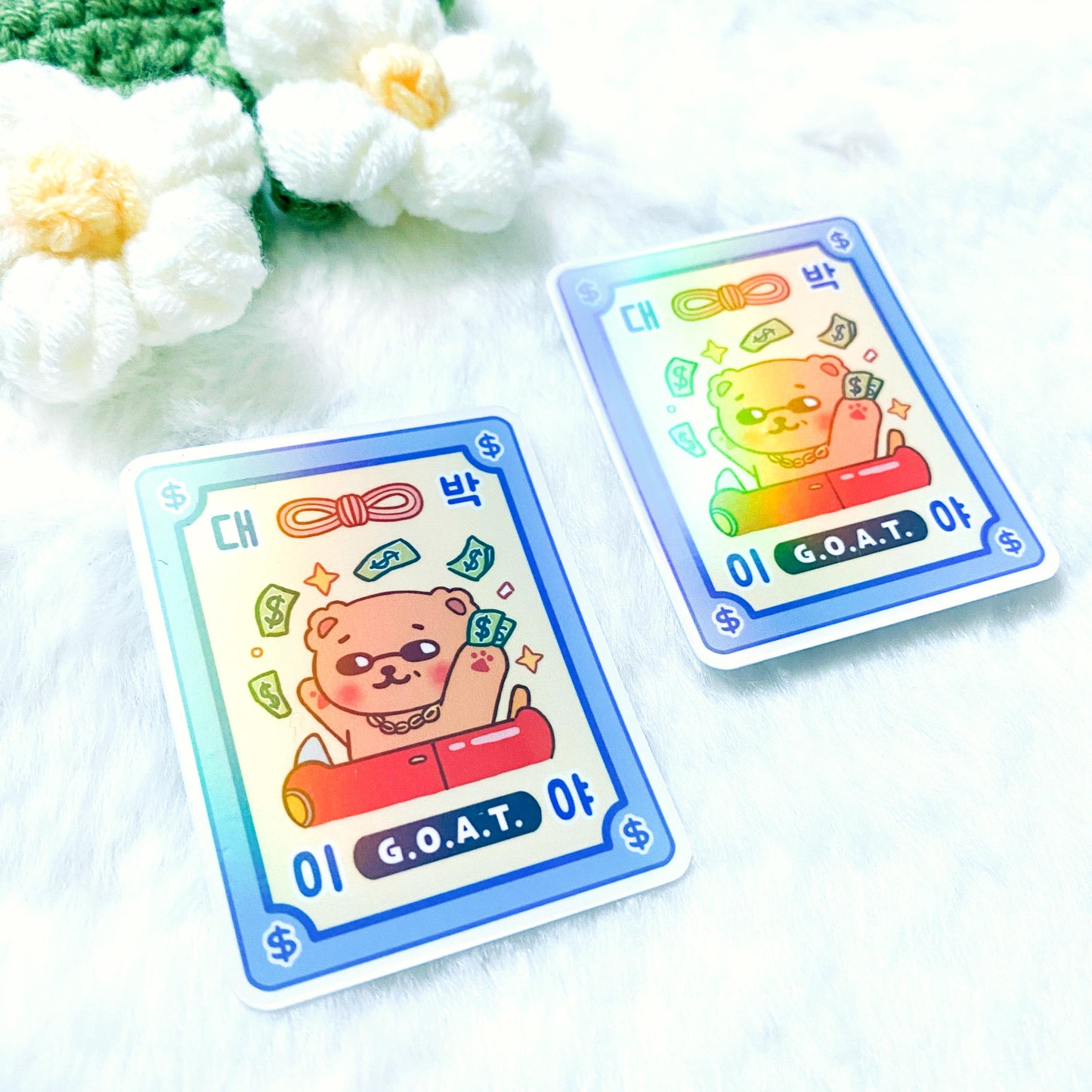 Korean Lucky Charm Vinyl Sticker 02