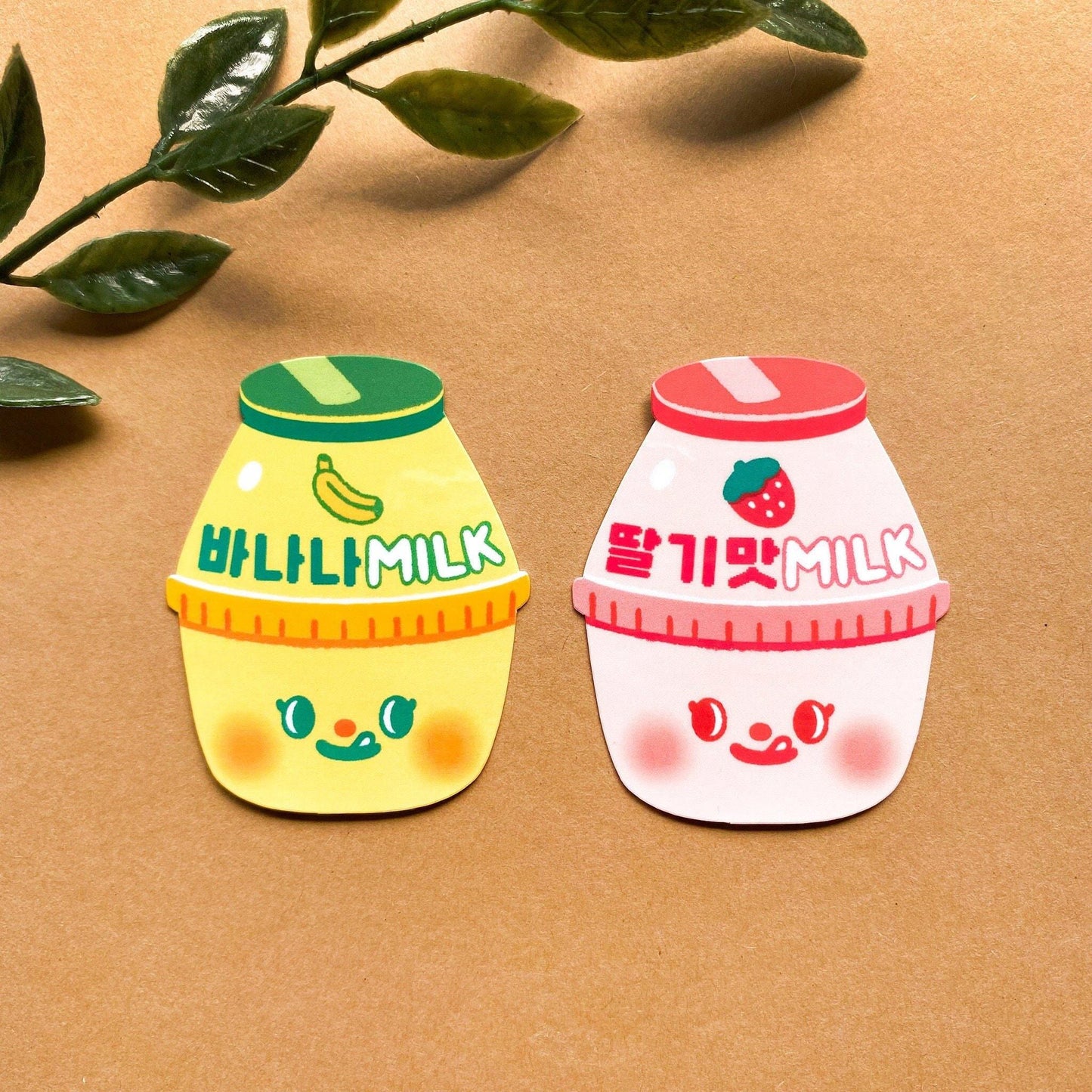 Korean Banana Milk Vinyl Sticker