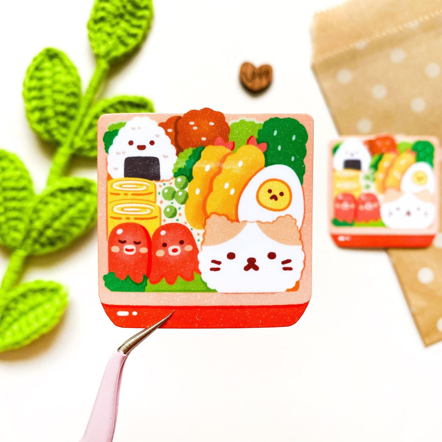 Meow Lunch Box Vinyl Sticker