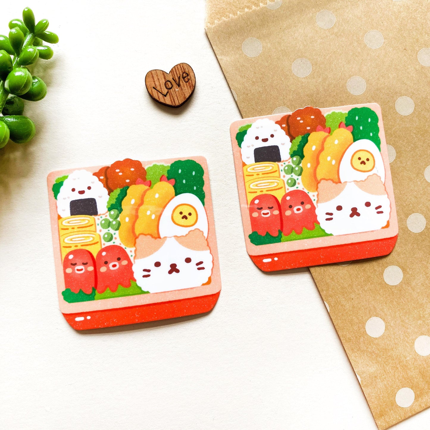 Meow Lunch Box Vinyl Sticker