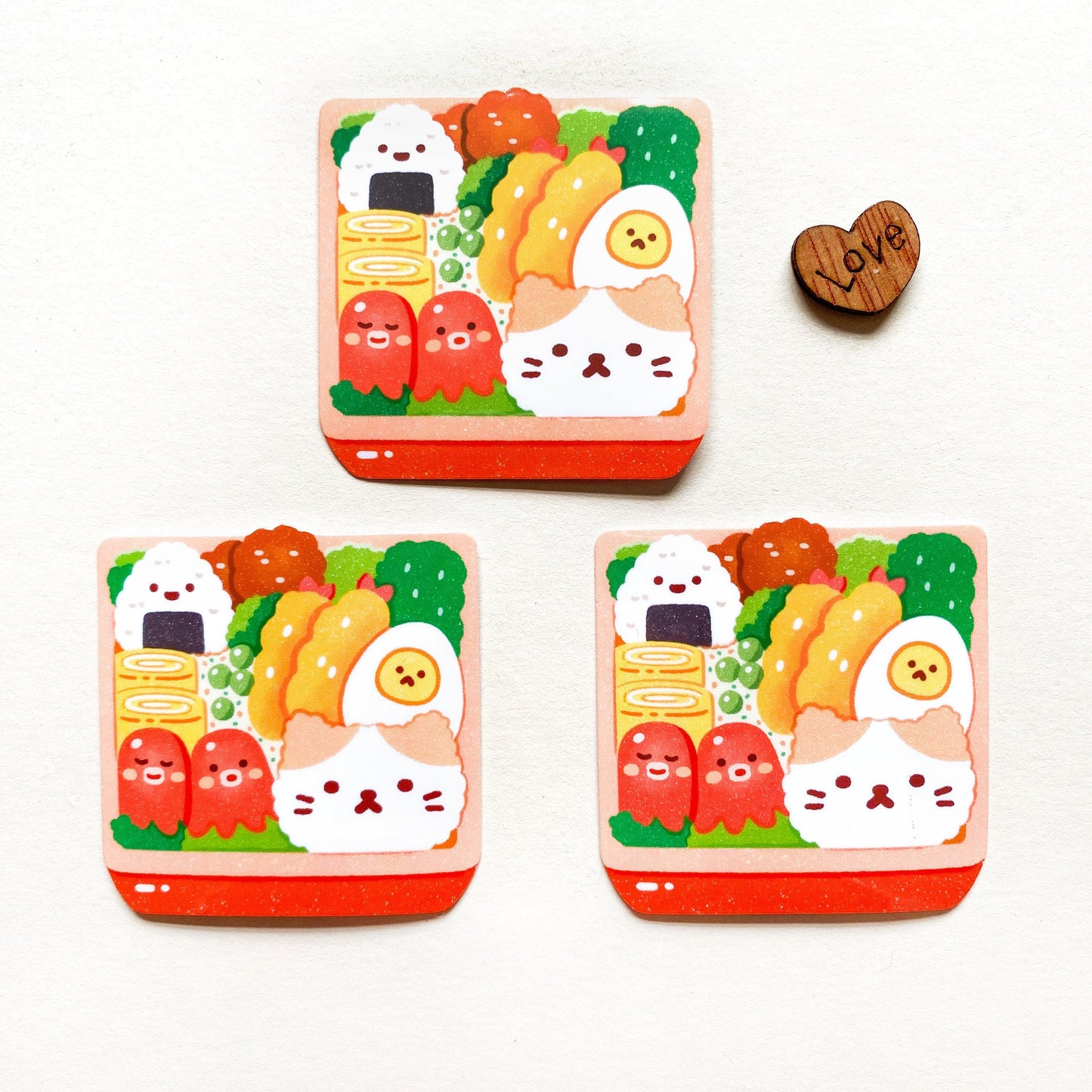 Meow Lunch Box Vinyl Sticker