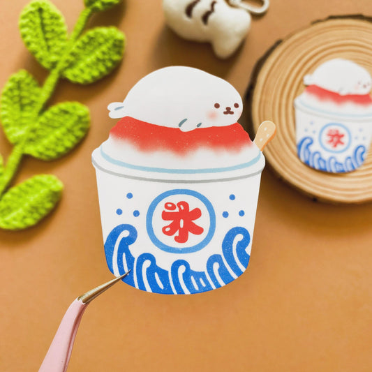 スラッシーアザラシホログラムシール