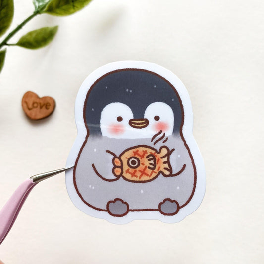Pengi’s Hot Taiyaki Vinyl Sticker
