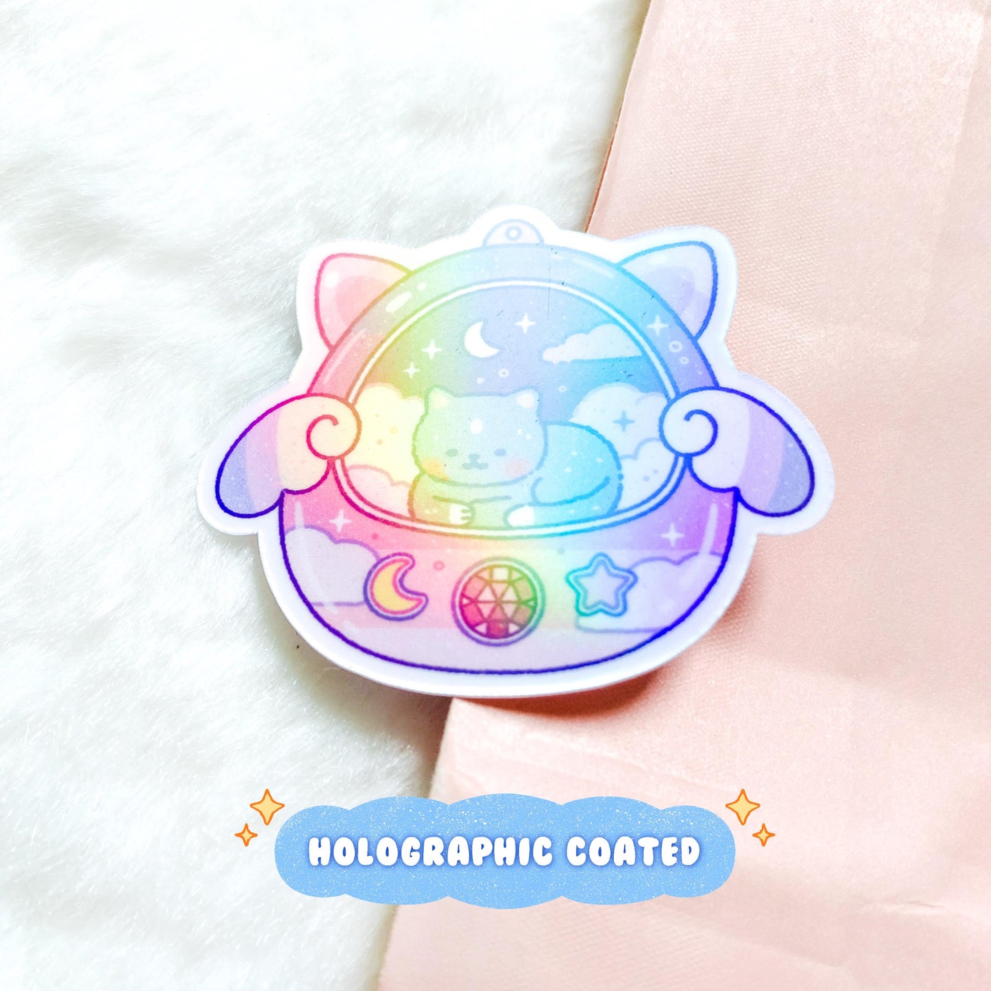 MoonCloud Tamagotchi Vinyl Sticker