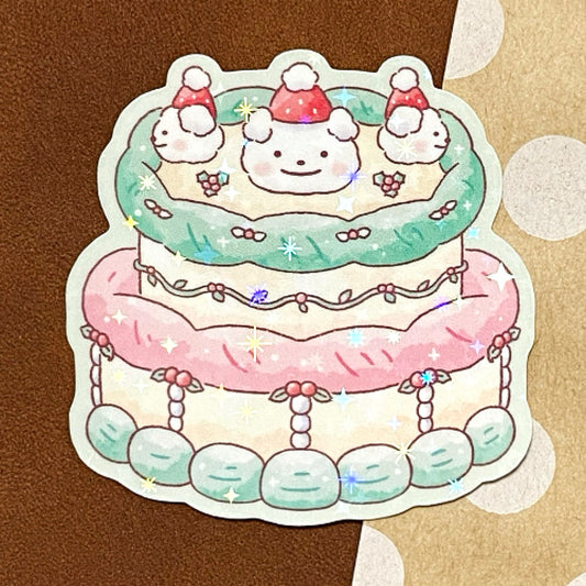 クリームケーキ ホログラムシール