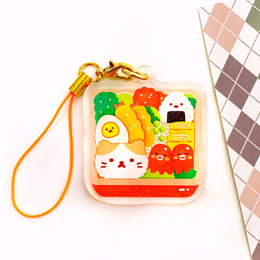 Meow Lunch Box Mini Keychain