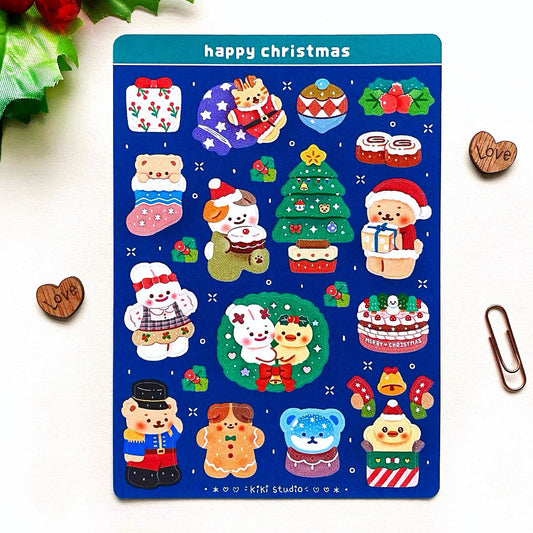 Happy Christmas Sticker Sheet