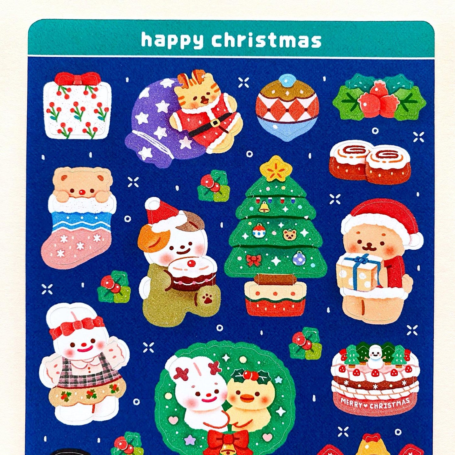 Happy Christmas Sticker Sheet