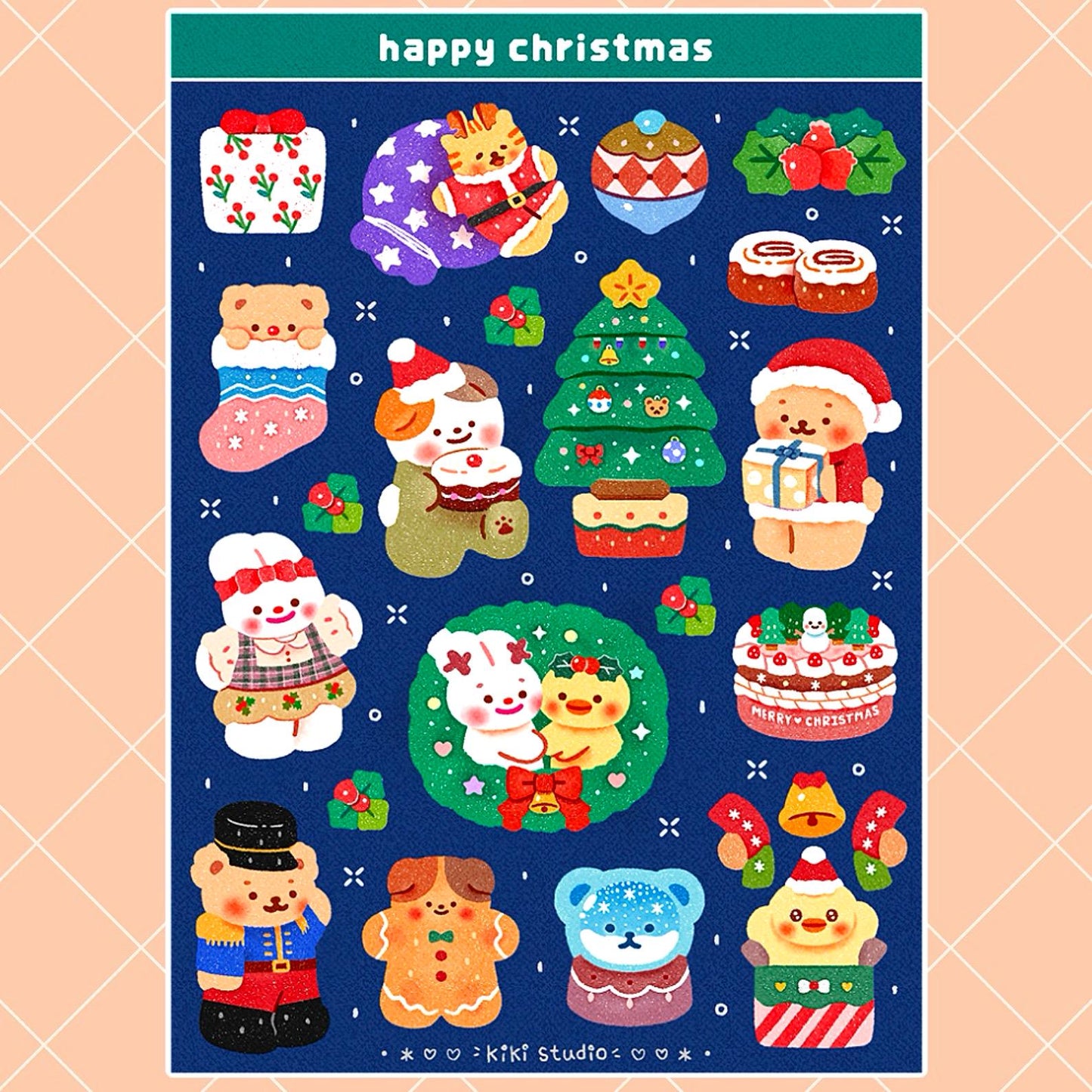 Happy Christmas Sticker Sheet