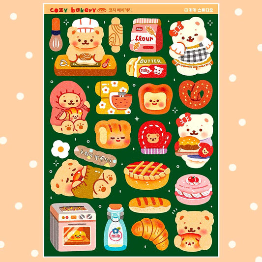 Cozy Bakery Sticker Sheet