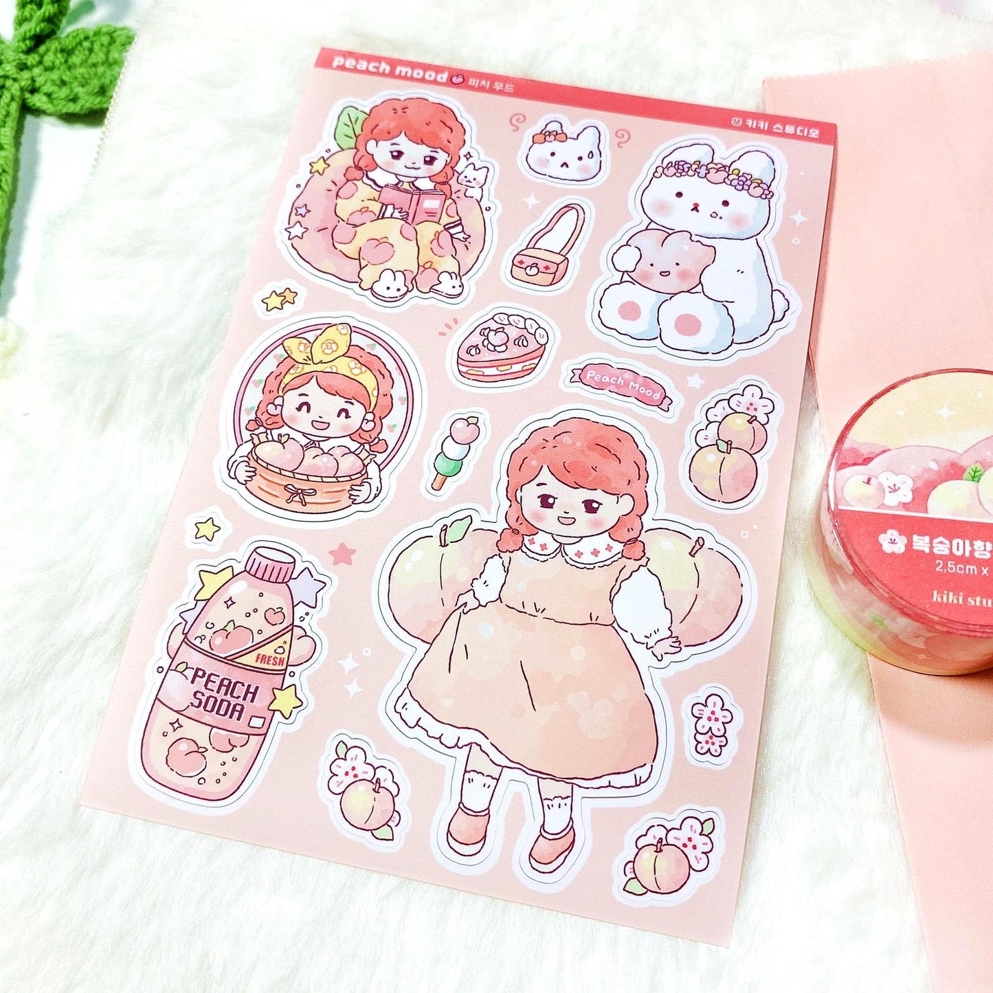 Peach Mood Sticker Sheet