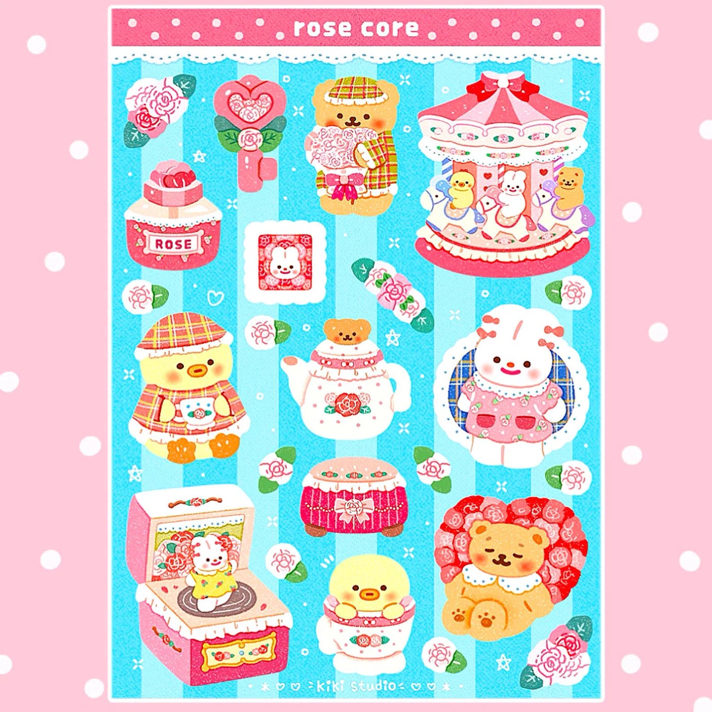 Rose Core Sticker Sheet