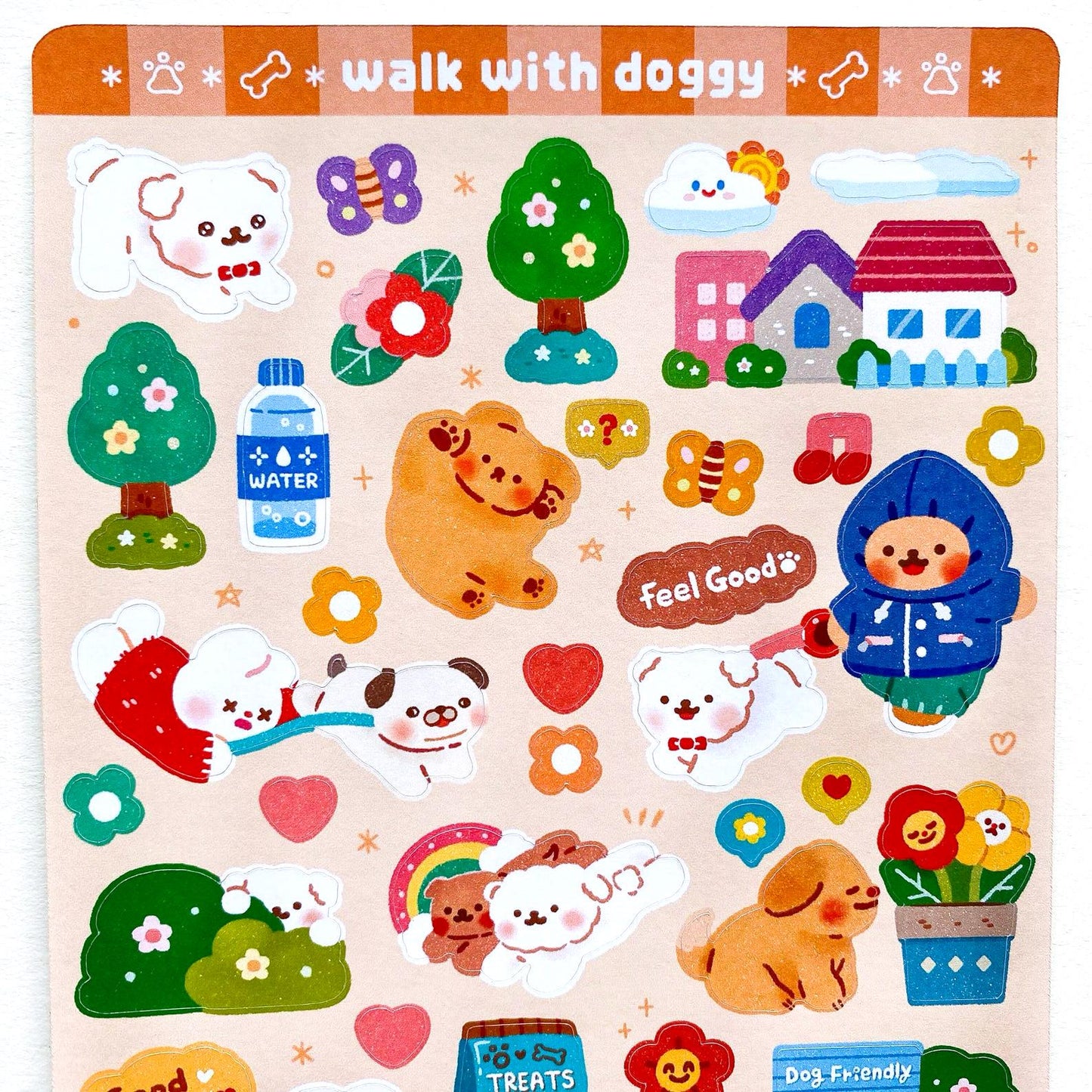 Walk With Doggy Sticker Sheet