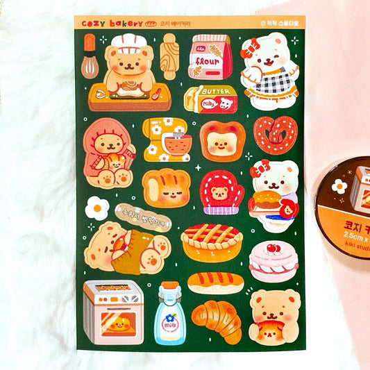 Cozy Bakery Sticker Sheet