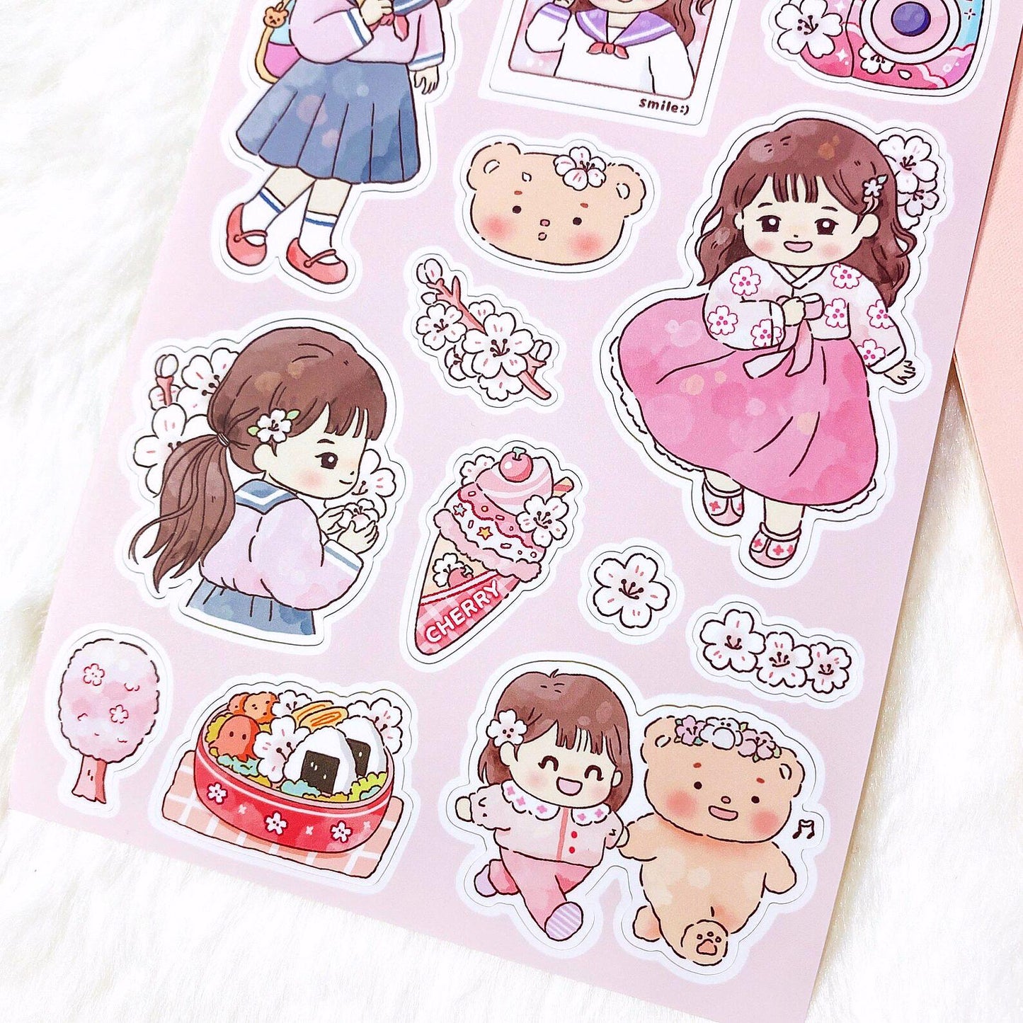 Flower Walk Sticker Sheet