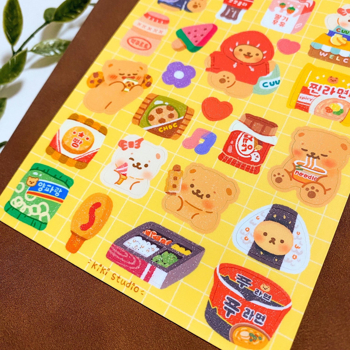 Korean Convenience Store Sticker Sheet